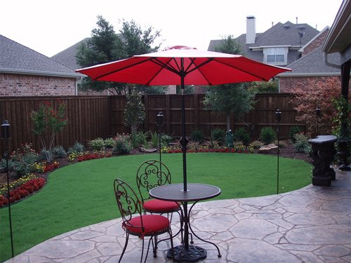 Concrete Patio Landscaping
 Texas Landscaping Ideas Landscaping Network