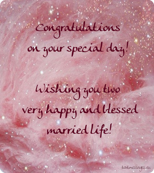 Congrats On Marriage Quotes
 Short Wedding Wishes Quotes & Messages With