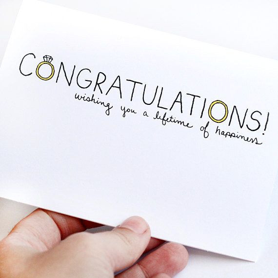 Congrats On Marriage Quotes
 Wedding Card Wedding Congratulations Card Wishing You a