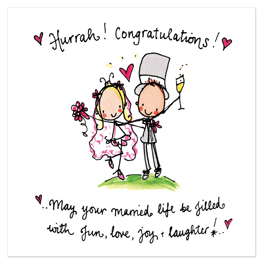 Congratulation On Marriage Quotes
 Hurrah Congratulations May your married life – Juicy
