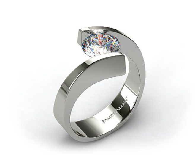 Contemporary Wedding Rings
 Modern Engagement Rings For The Style Savvy Bride