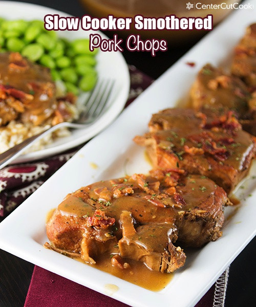 Cooking Pork Chops In Slow Cooker
 Slow Cooker Smothered Pork Chops Recipe