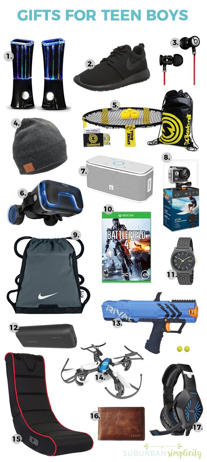Cool Birthday Gifts For Boys
 Gift Ideas for Teen Boys