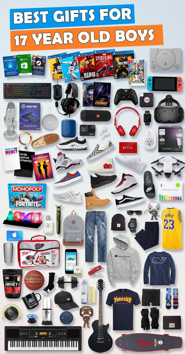 Cool Birthday Gifts For Boys
 Gifts For 17 Year Old Boys