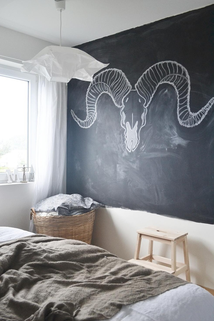 Cool Wall Art For Bedroom
 25 Cool Chalkboard Bedroom Décor Ideas To Rock Interior