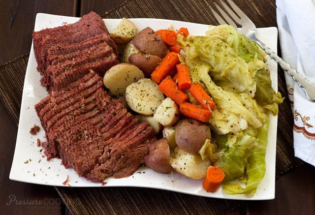 Corned Beef And Cabbage Recipe Oven
 Pressure Cooker Corned Beef and Cabbage
