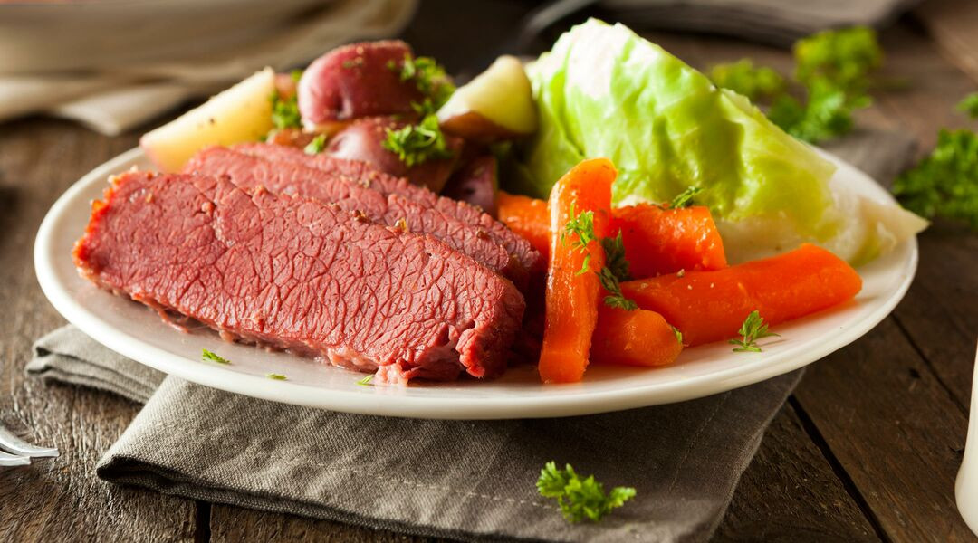Corned Beef And Cabbage St Patrick'S Day
 For Dinner Tonight Corned Beef and Cabbage to Celebrate