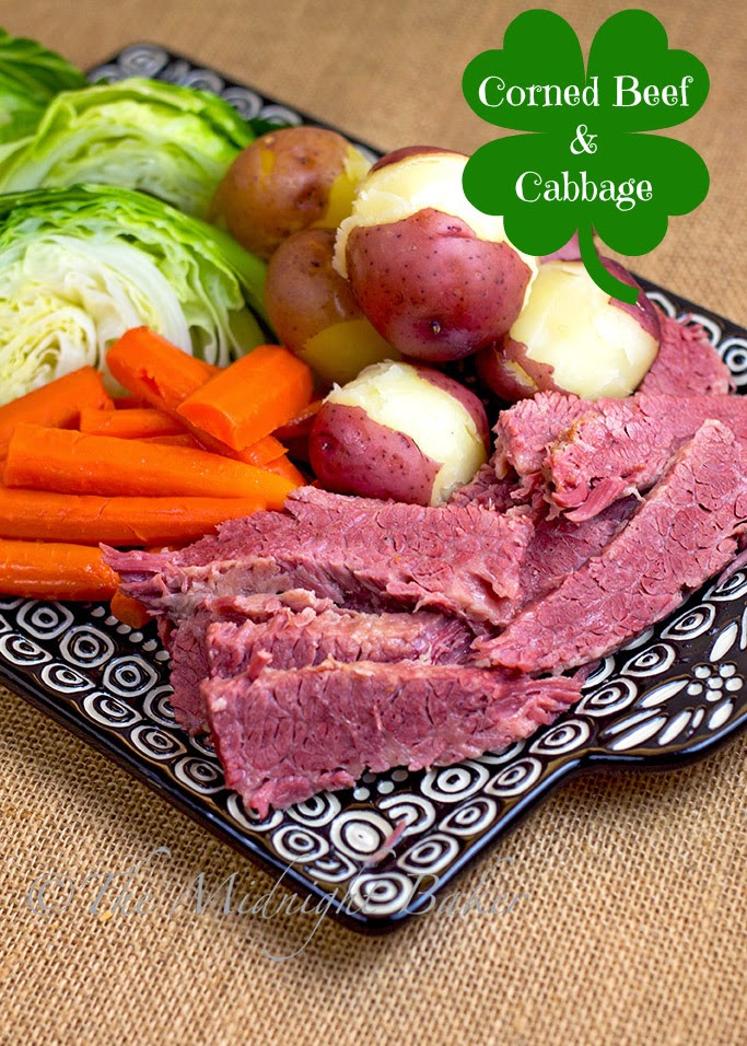 Corned Beef And Cabbage St Patrick'S Day
 St Patrick s Day Corned Beef and Cabbage The Midnight Baker