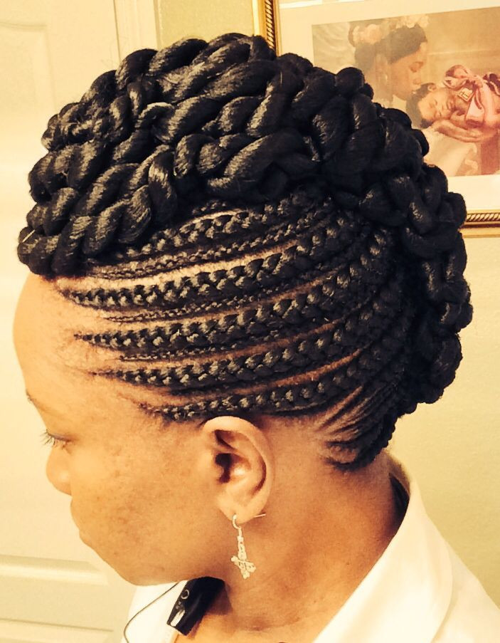 Cornrow Updos Hairstyles
 17 Best images about CORNROWS