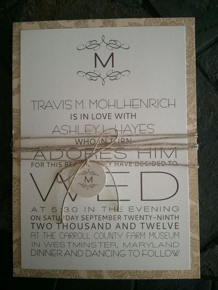 Country Wedding Invitation
 Kindly R S V P Designs Blog Rustic Country Wedding