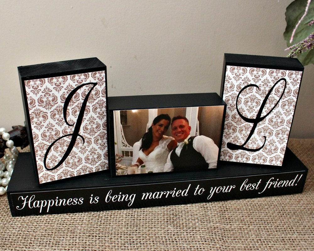 Couple Wedding Gift Ideas
 Personalized Unique Wedding Gift for Couples by TimelessNotion