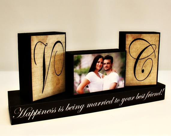 Couple Wedding Gift Ideas
 Personalized Unique Wedding Gift for Couples by TimelessNotion