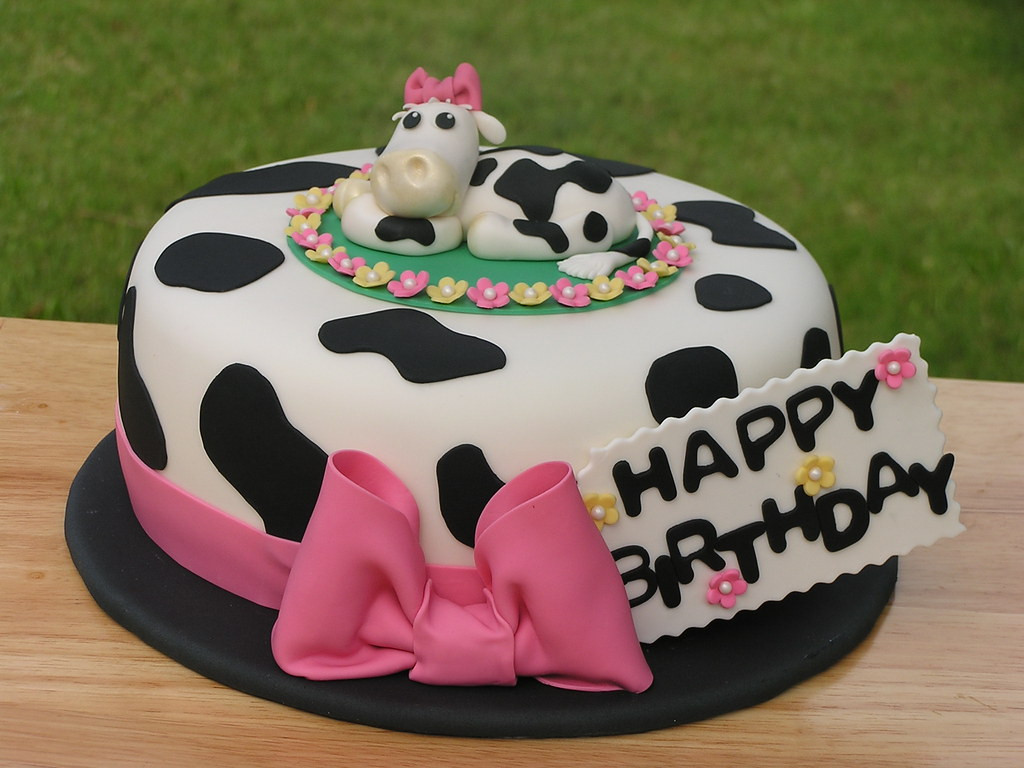 Cow Birthday Cake
 Cow cake