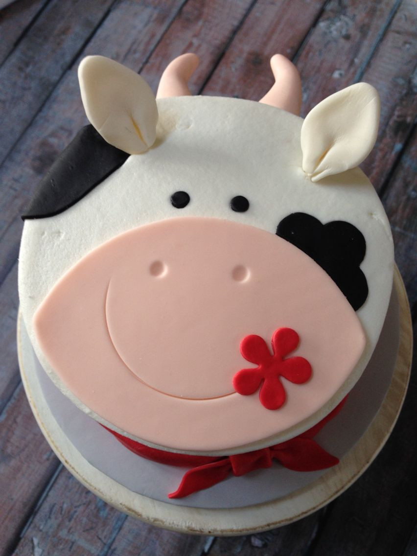 Cow Birthday Cake
 Farm Themed Smash Cake My Cakes Cupcakes
