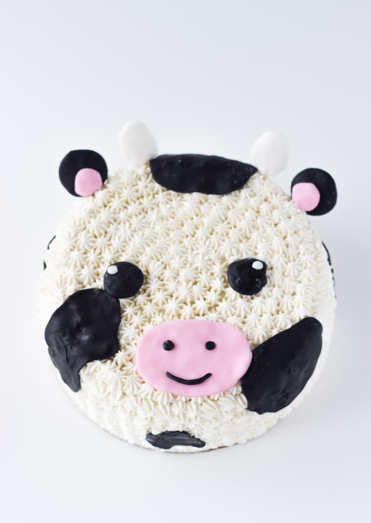 Cow Birthday Cake
 Decorated Cow Cake Recipe Blahnik Baker