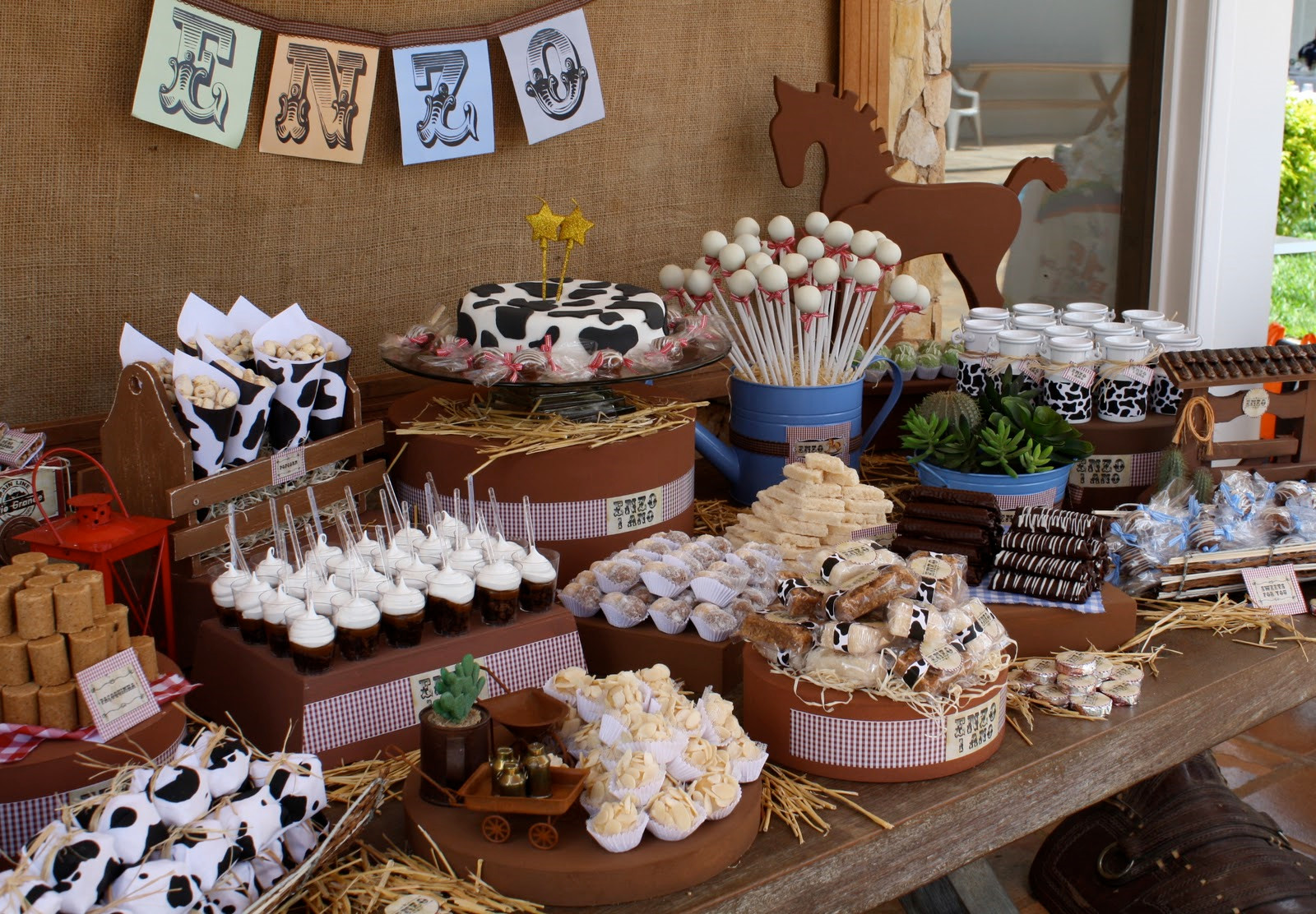 Cowboy Birthday Decorations
 Party Frosting Western Cowboy cowgirl party ideas inspiration