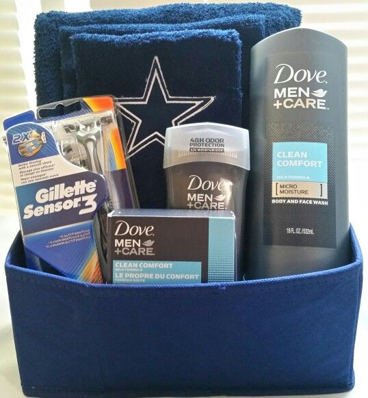 Cowboys Gift Ideas
 Dallas Cowboys towel set and Dove Men Care $45
