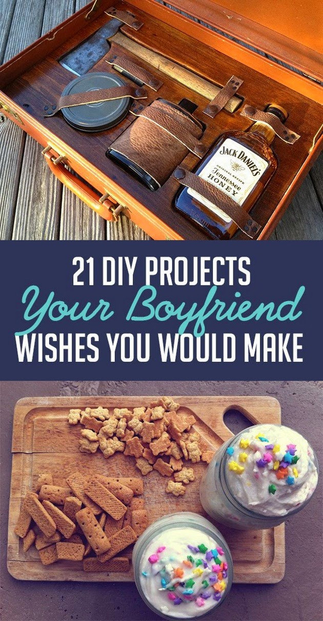 Crafty Gift Ideas For Boyfriend
 Craft Project Ideas 21 DIY Projects Your Boyfriend Wishes