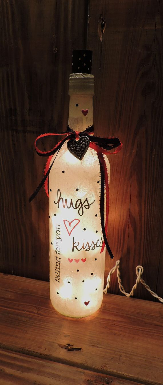 Crafty Gift Ideas For Girlfriend
 Wine Bottle Light Gift For Wife