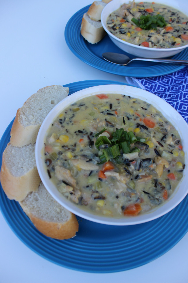 Creamy Chicken Wild Rice Soup Slow Cooker
 Easy Slow Cooker Creamy Chicken and Wild Rice Soup