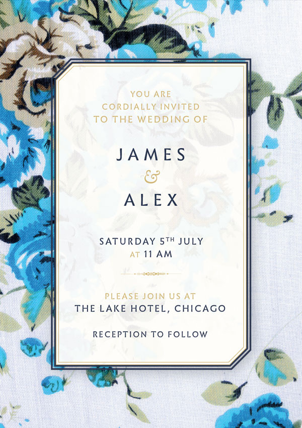 Create Wedding Invitations Online
 How to Create a Floral Wedding Invitation and Matching