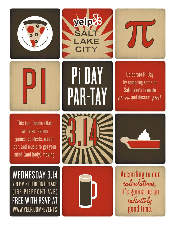 Creative Pi Day Poster Ideas
 Salt Lake City s Pi Day Par tay poster Pi Day