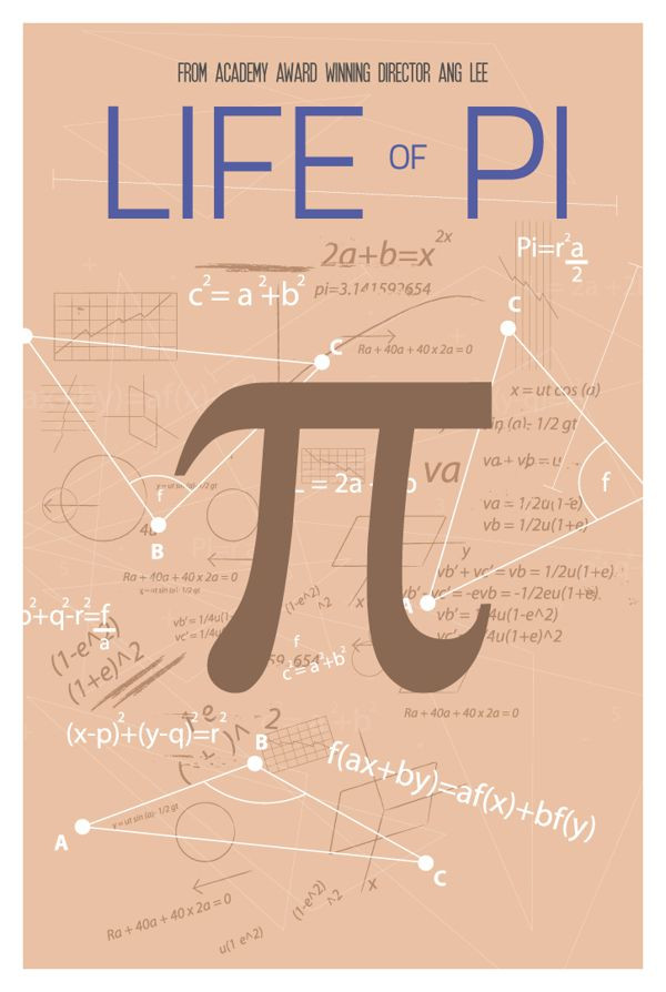 Creative Pi Day Poster Ideas
 The Literal Movie Poster Series