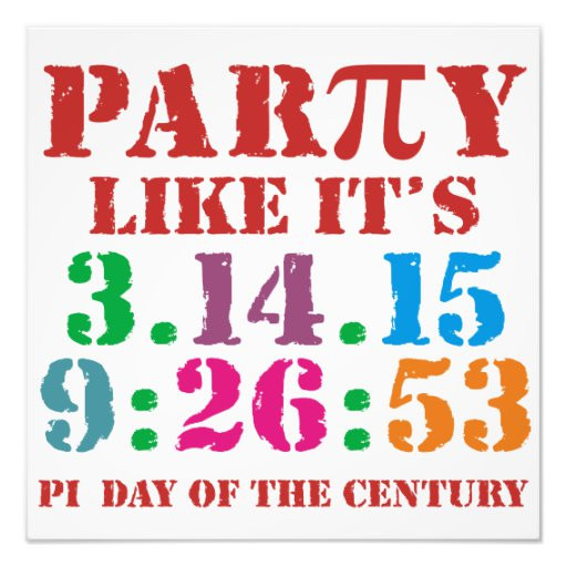 Creative Pi Day Poster Ideas
 Pi day 2015 poster print art 3 14 15 9 26 53 Pi