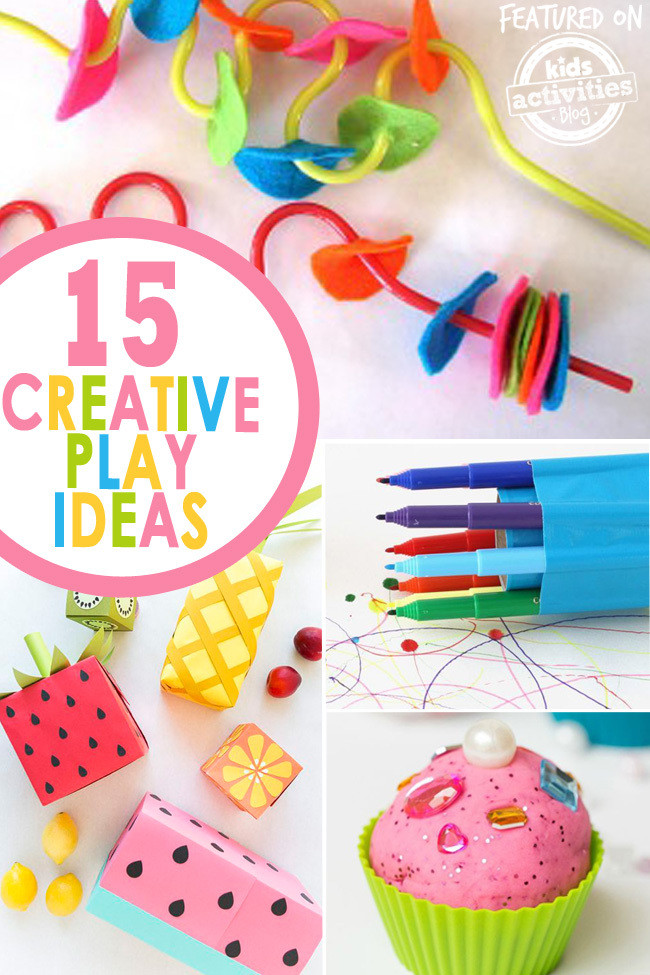 Creative Projects For Kids
 15 Creative Play Ideas for Kids and Moms 
