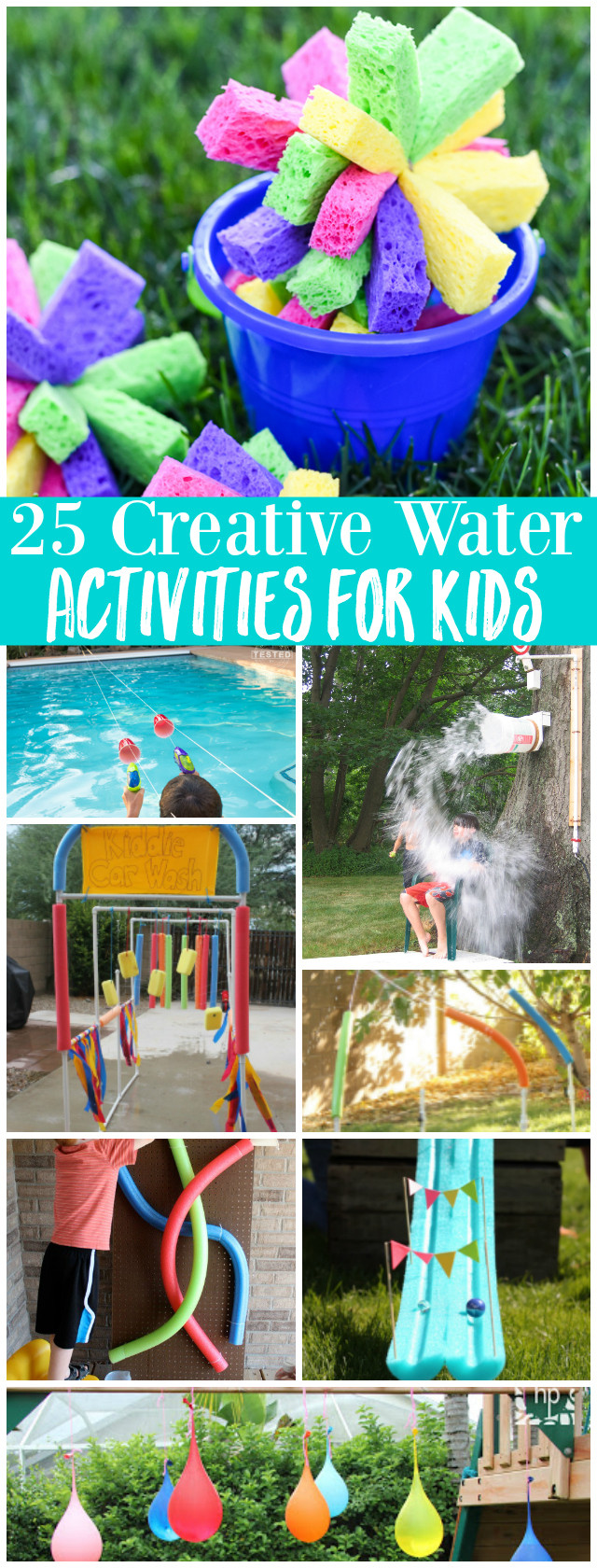Creative Projects For Kids
 25 Creative Water Activities for Kids