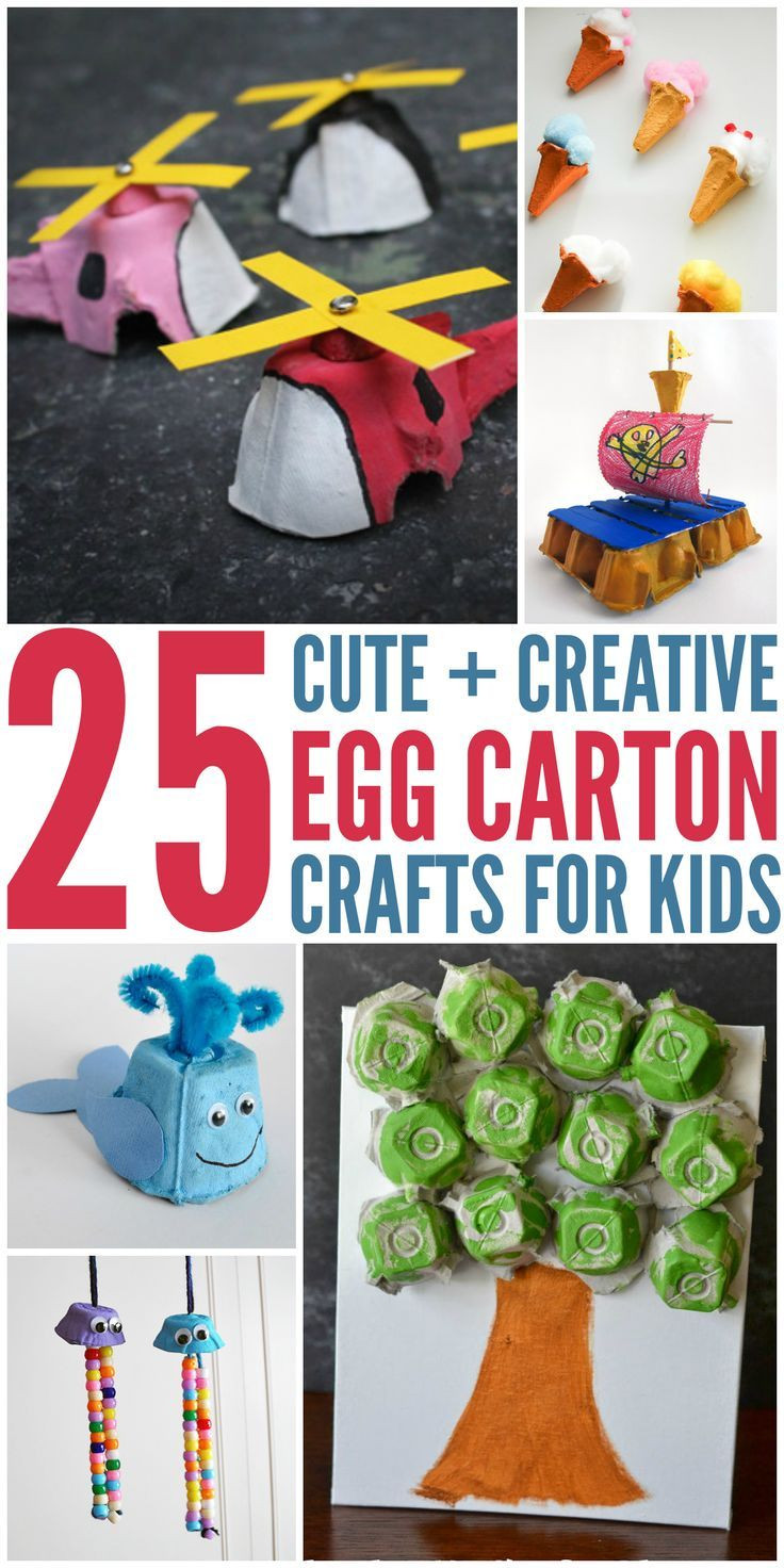 Creative Projects For Kids
 25 Cute and Creative Egg Carton Crafts
