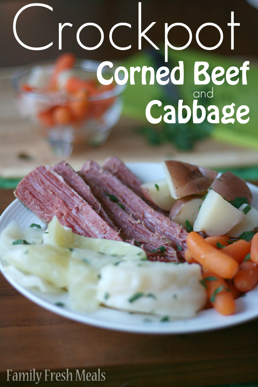 Crockpot Corned Beef And Cabbage
 St Patrick s Day Recipe Round Up Amee s Savory Dish