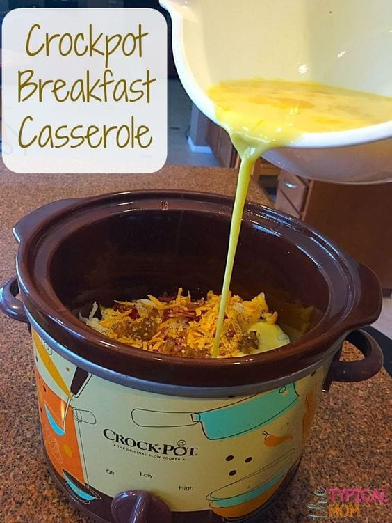 Crockpot Recipes Breakfast
 Crockpot Breakfast Casserole Recipe · The Typical Mom