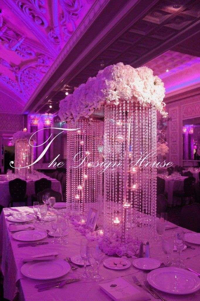 Crystal Wedding Decorations
 2pcs Wedding flower vase Wedding centerpiece Table
