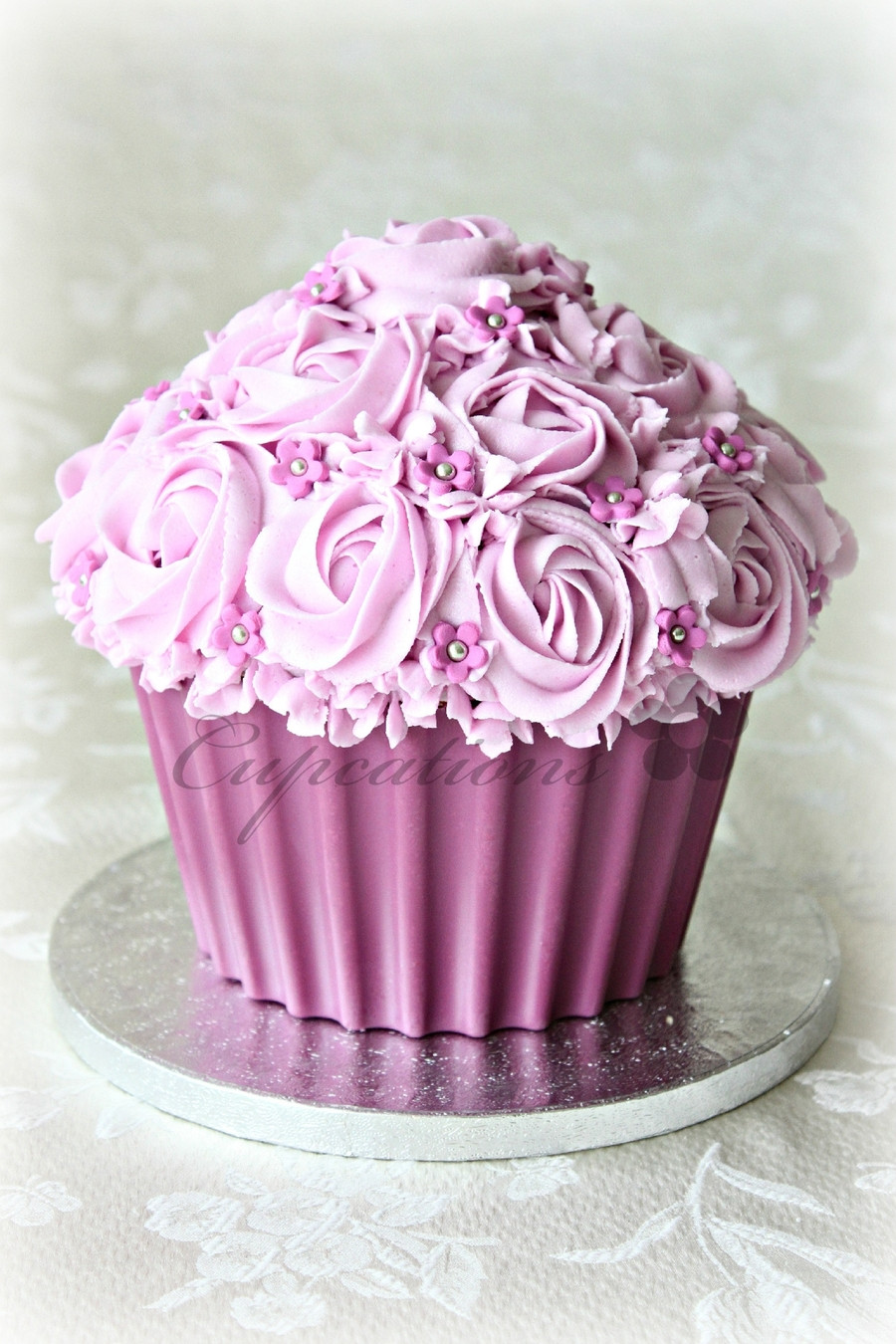Cupcake Birthday Cake
 Pink Giant Cupcake CakeCentral