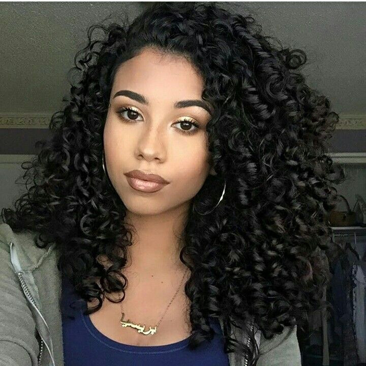 Curled Hairstyles For Black Girls
 Pin on Hair fashion collection