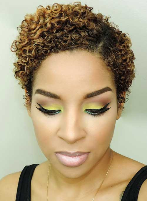 Curled Hairstyles For Black Girls
 30 Short Curly Hairstyles for Black Women