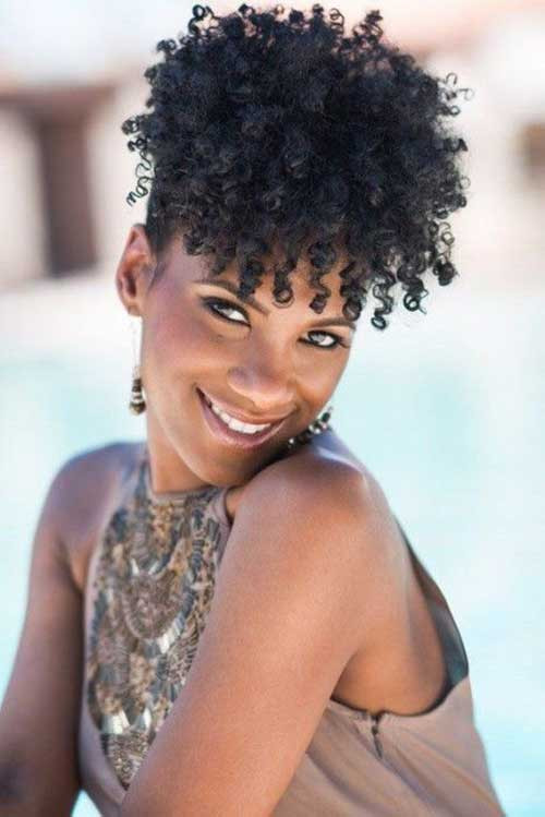 Curled Hairstyles For Black Girls
 30 Short Curly Hairstyles for Black Women