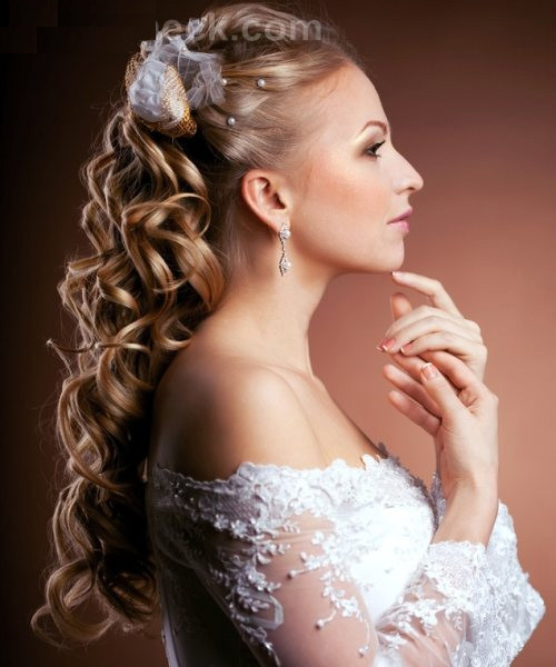 Curly Side Hairstyles For Wedding
 poisonyaoi Curly Wedding Hairstyle