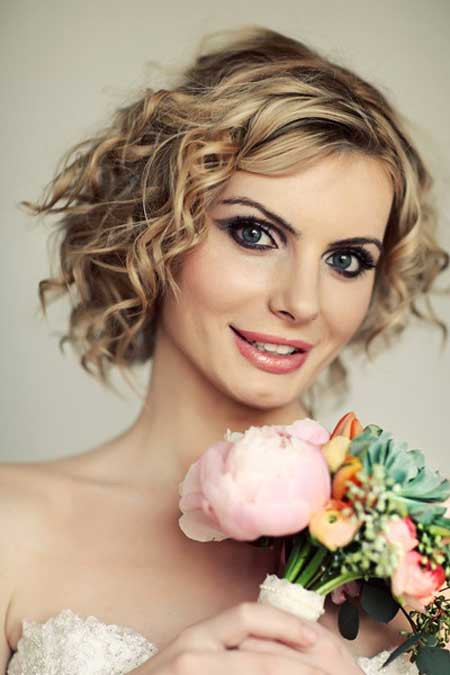 Curly Wedding Hairstyles For Short Hair
 Bridal Short Hairstyles