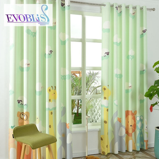 Curtains For Kids Bedroom
 Aliexpress Buy modern green curtains for bedroom