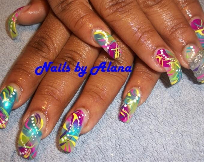 Curve Nail Designs
 Curved nails Nails
