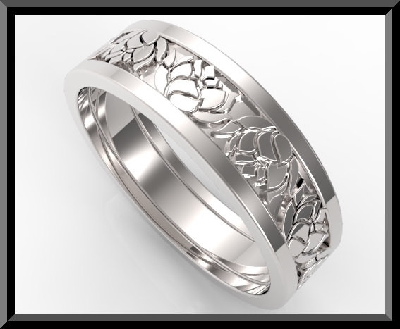 Customized Wedding Rings
 Custom Design Mens Wedding Band