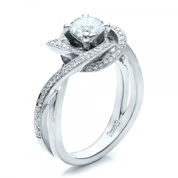 Customized Wedding Rings
 Custom Diamond Engagement Ring 1476