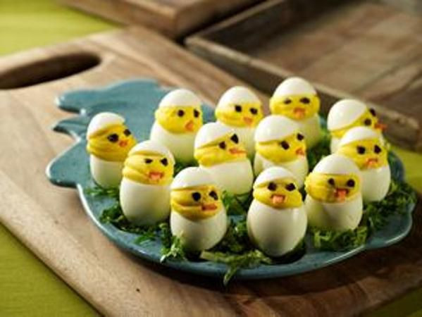 Cute Deviled Eggs For Easter
 Bunny Bum Cupcakes What Are the Cutest Easter Re