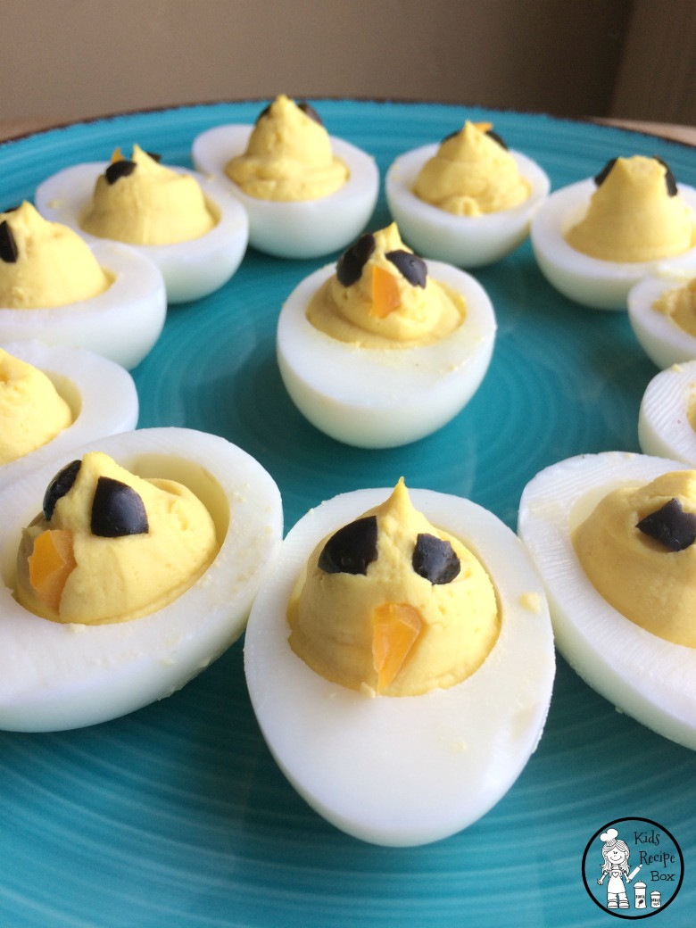 Cute Deviled Eggs For Easter
 Baby Chick Deviled Eggs Recipe Kids Recipe Box