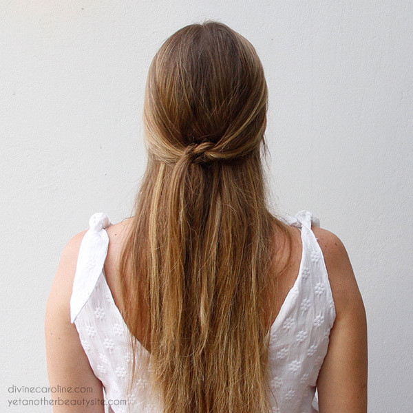 Cute Down Hairstyles For Long Hair
 Simple Summer Do The Knotted Half Updo