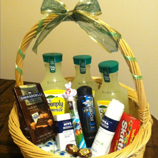 Cute Easter Gifts For Boyfriend
 Easter basket for boyfriend who loves chocolate and