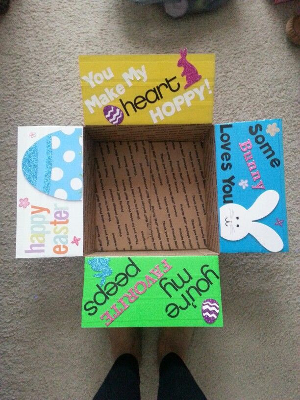 Cute Easter Gifts For Boyfriend
 Easter Care Package for my Marine ♥ cute ideas