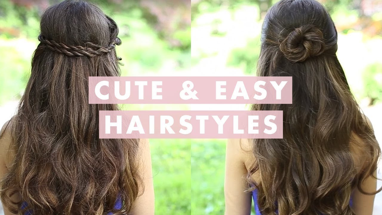 Cute Easy To Do Hairstyles
 Cute and Easy Hairstyles